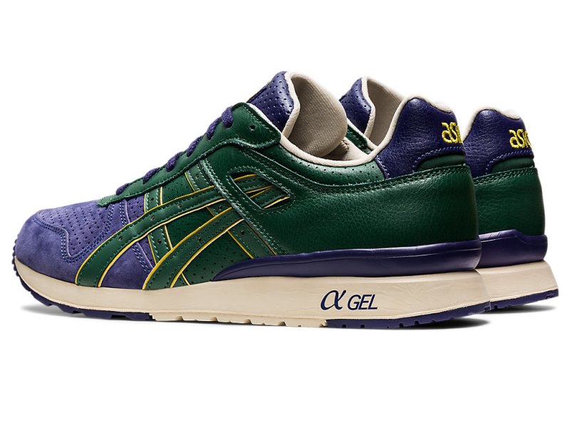 Tenis Asics Gt-II Hombre Morados Verdes | MX1298-401