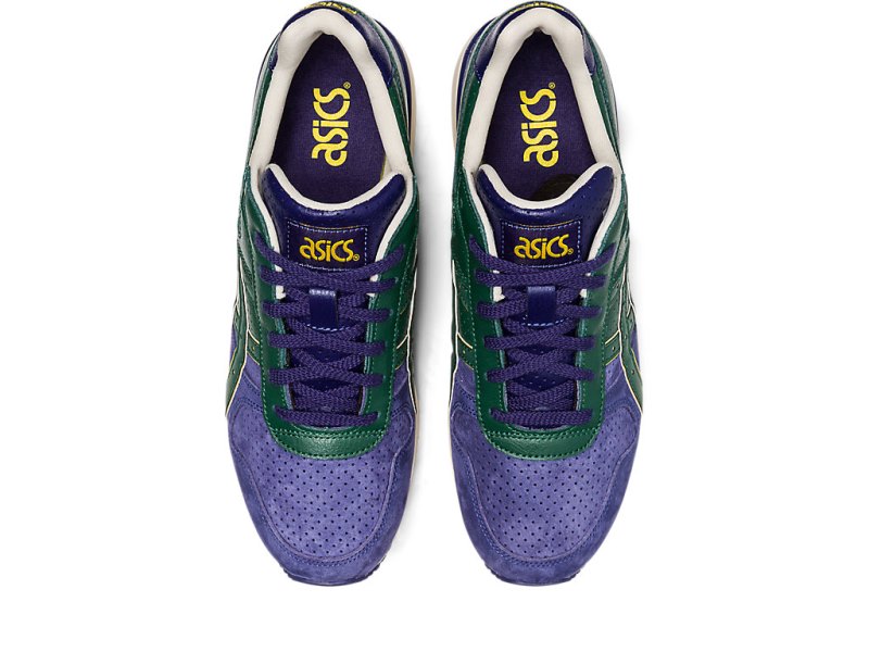 Tenis Asics Gt-II Hombre Morados Verdes | MX1298-401