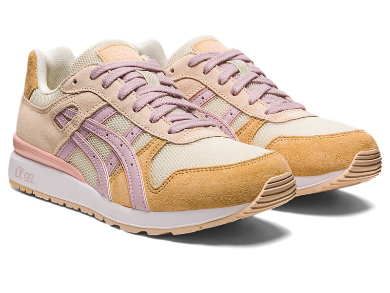 Tenis Asics Gt-II Mujer Creme Rosas | MX3346-788