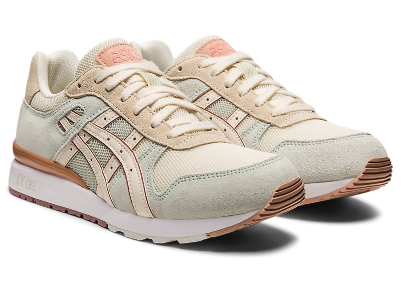 Tenis Asics Gt-II Mujer Verde Oliva Claro Creme | MX0827-997