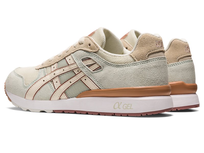 Tenis Asics Gt-II Mujer Verde Oliva Claro Creme | MX0827-997