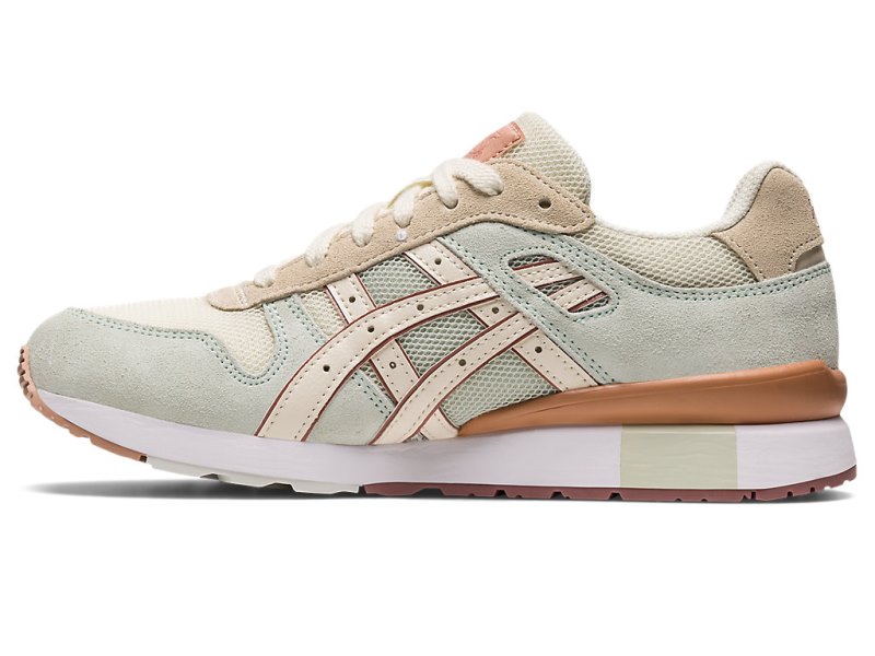 Tenis Asics Gt-II Mujer Verde Oliva Claro Creme | MX0827-997