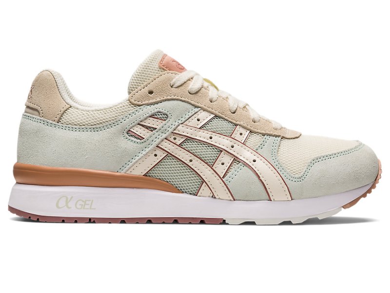 Tenis Asics Gt-II Mujer Verde Oliva Claro Creme | MX0827-997