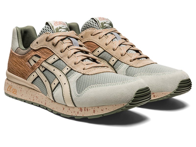 Tenis Asics Gt-II Mujer Verde Oliva Claro Grises | MX2835-068