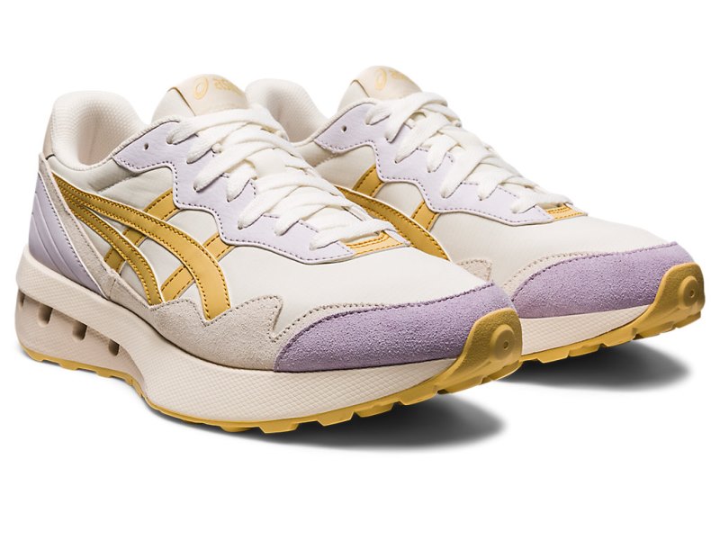 Tenis Asics JOGger X81 Hombre Creme Marrom | MX9317-750