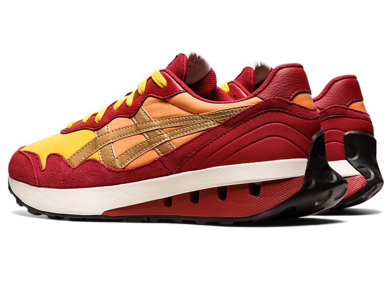 Tenis Asics JOGger X81 Hombre Naranjas Vino | MX5383-191