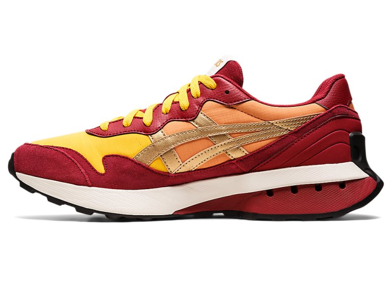 Tenis Asics JOGger X81 Hombre Naranjas Vino | MX5383-191