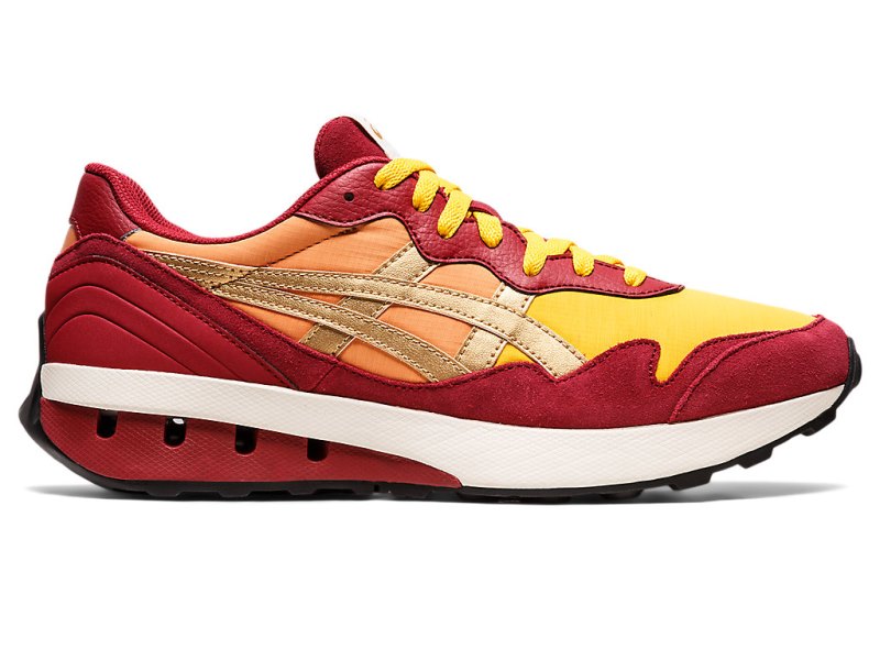 Tenis Asics JOGger X81 Hombre Naranjas Vino | MX5383-191