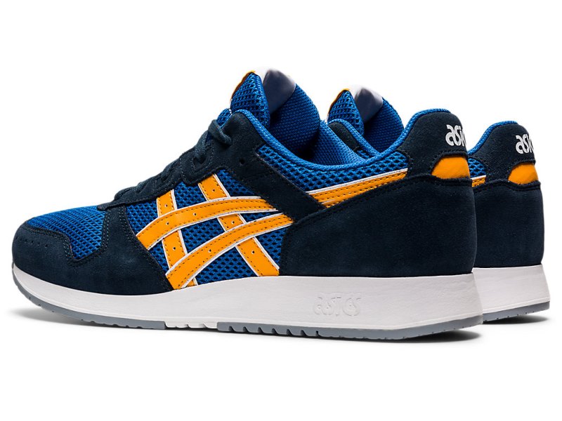 Tenis Asics Lyte Classic Hombre Azules Naranjas | MX0641-467