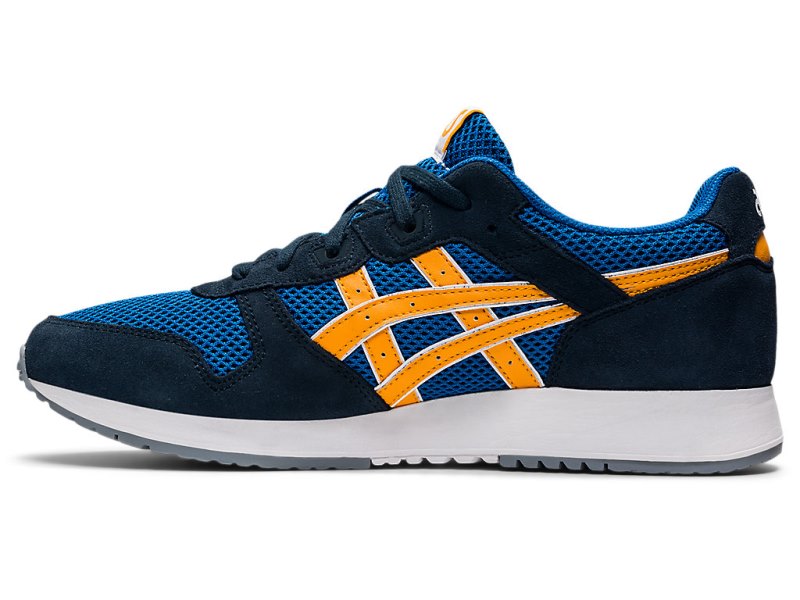 Tenis Asics Lyte Classic Hombre Azules Naranjas | MX0641-467