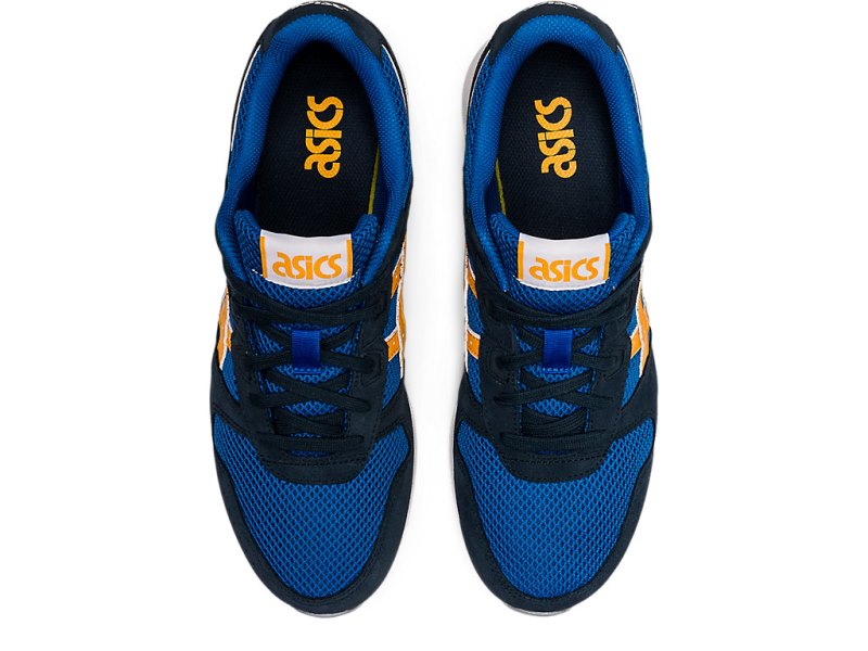 Tenis Asics Lyte Classic Hombre Azules Naranjas | MX0641-467