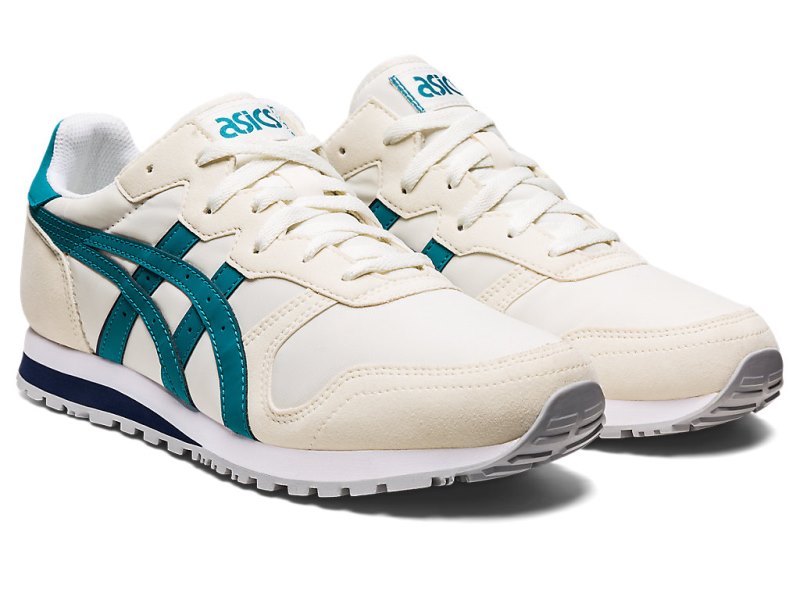 Tenis Asics Oc Runner Mujer Creme Verdes | MX3367-879