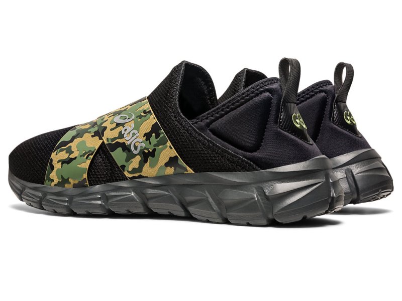 Tenis Asics Quantum Lyte Slip-on Mujer Negros Camuflados | MX2913-321