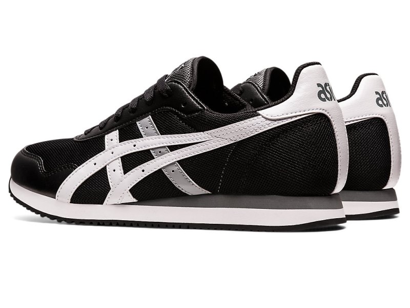 Tenis Asics Tiger Runner Hombre Negros Blancos | MX8175-849