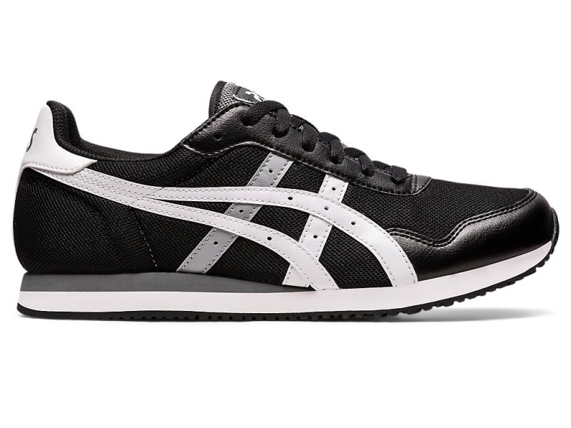 Tenis Asics Tiger Runner Hombre Negros Blancos | MX8175-849