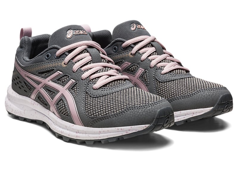 Tenis Asics Torrance Trail Mujer Grises Rosas | MX8471-902