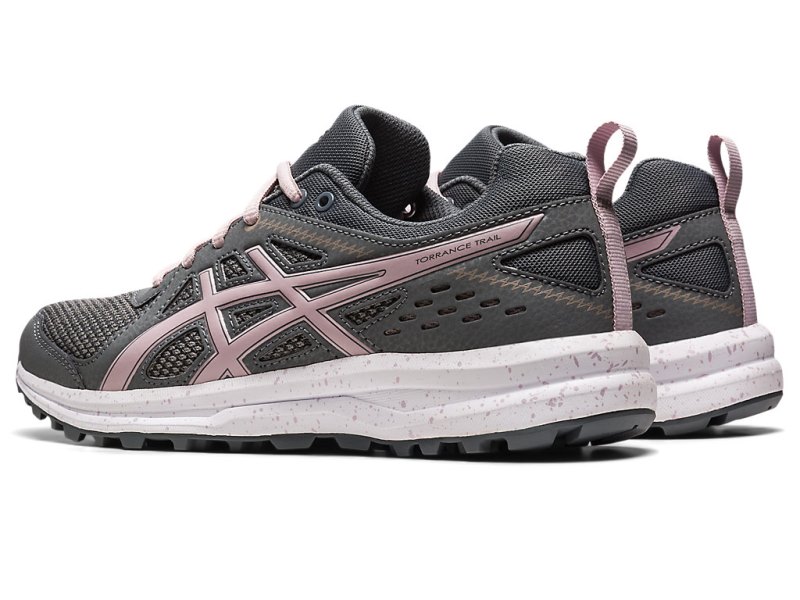 Tenis Asics Torrance Trail Mujer Grises Rosas | MX8471-902