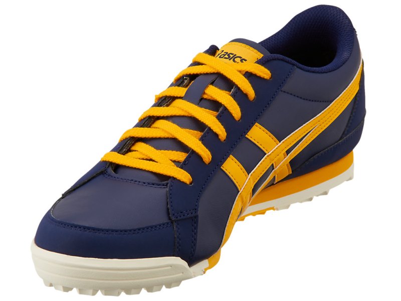 Tenis Golf Asics Gel-preshot Classic 3 Hombre Azul Marino Naranjas Flores | MX2240-293