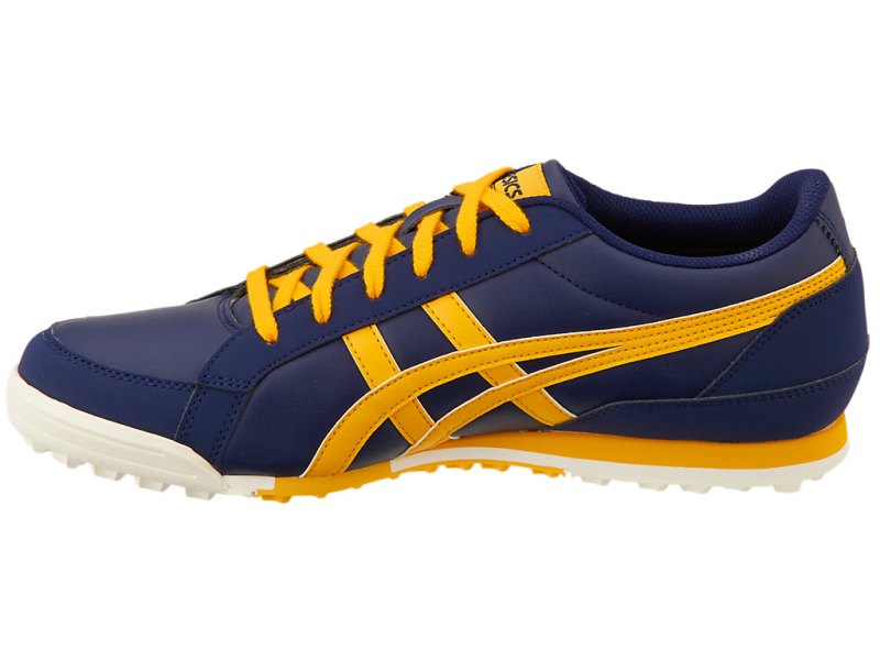 Tenis Golf Asics Gel-preshot Classic 3 Hombre Azul Marino Naranjas Flores | MX2240-293