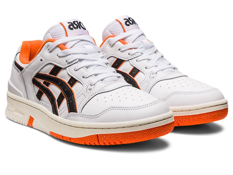 Tenis Netball Asics Ex89 Hombre Blancos Naranjas | MX2386-724