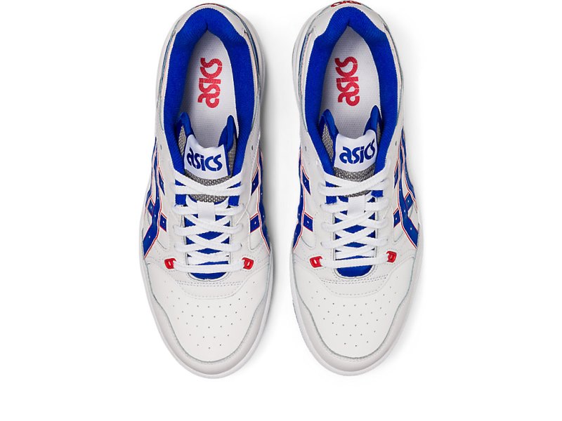 Tenis Netball Asics Ex89 Hombre Blancos Azules | MX5336-663