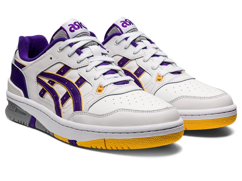 Tenis Netball Asics Ex89 Hombre Blancos Morados | MX6846-920