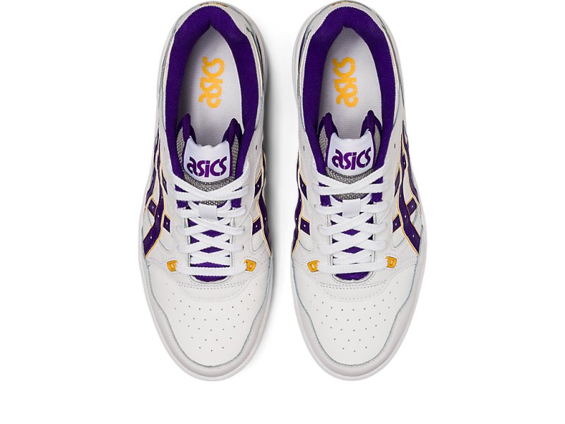 Tenis Netball Asics Ex89 Hombre Blancos Morados | MX6846-920