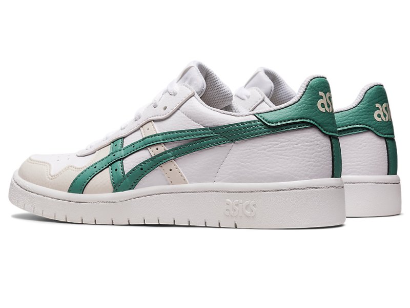 Tenis Netball Asics Japan S Mujer Blancos Verde Oliva | MX4510-446