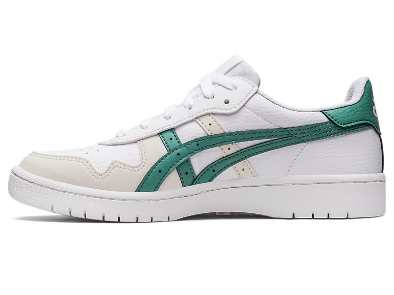 Tenis Netball Asics Japan S Mujer Blancos Verde Oliva | MX4510-446