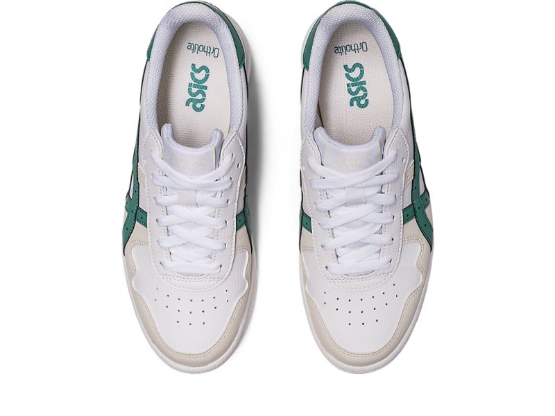 Tenis Netball Asics Japan S Mujer Blancos Verde Oliva | MX4510-446