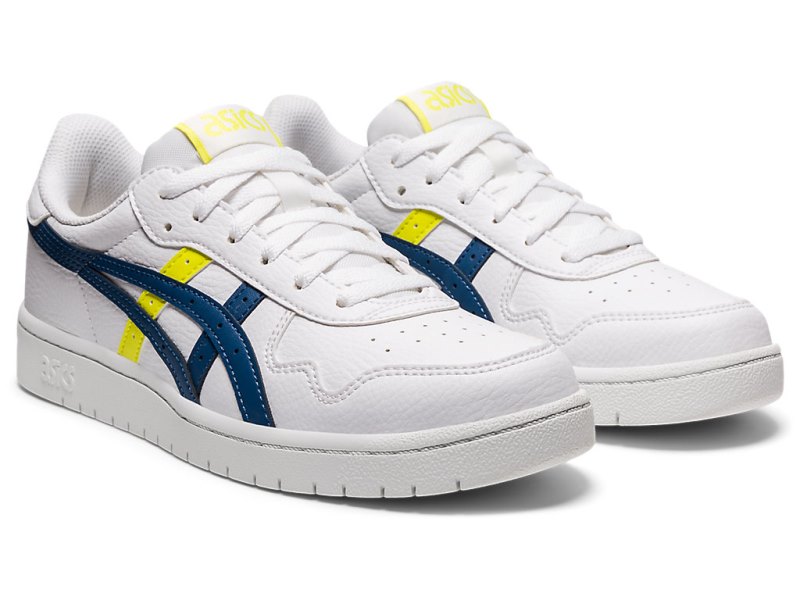 Tenis Netball Asics Japan S Mujer Blancos Grises Oscuro | MX5398-789