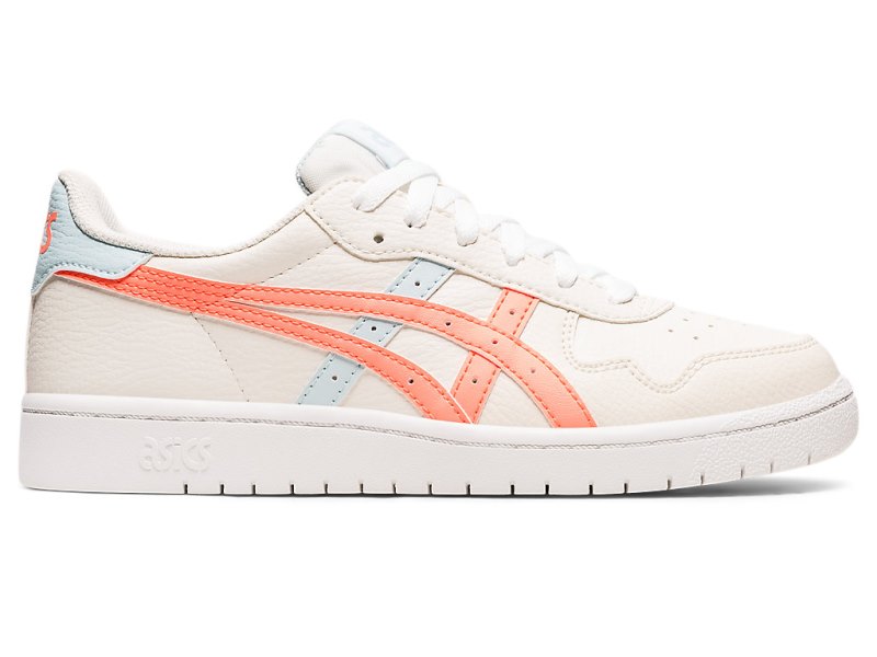 Tenis Netball Asics Japan S Mujer Creme Naranjas Coral | MX0066-767