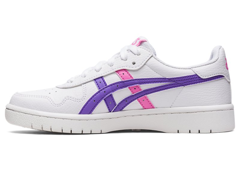 Tenis Netball Asics Japan S Niños Blancos Morados | MX0620-053