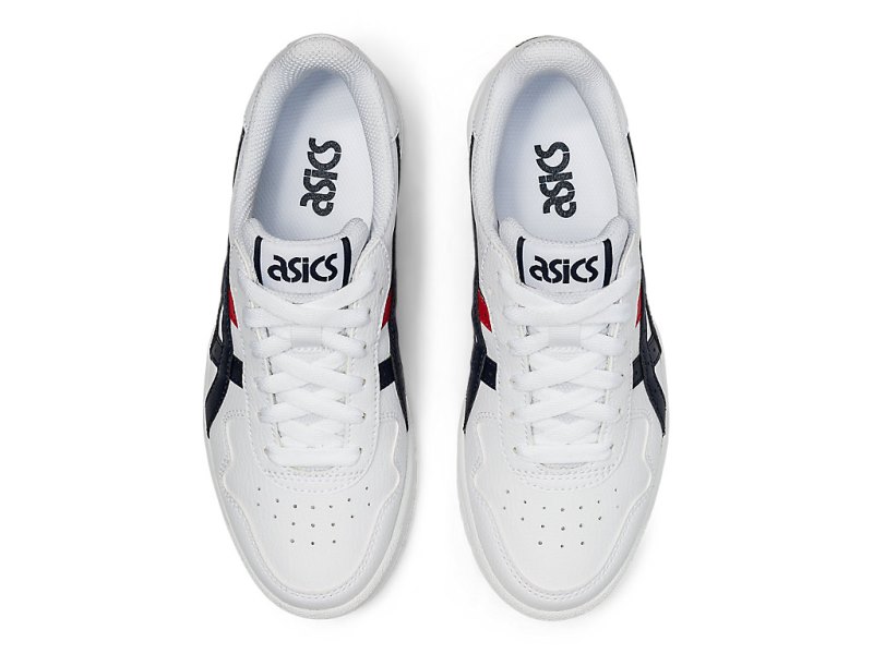 Tenis Netball Asics Japan S Niños Blancos Rojos | MX0941-412