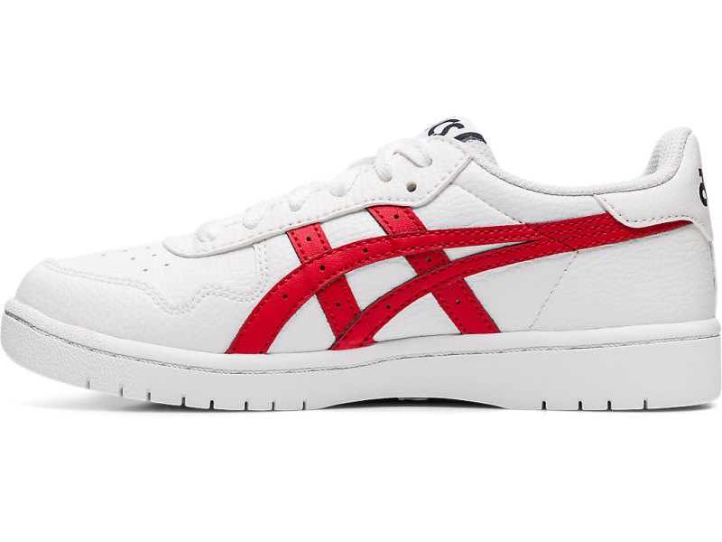 Tenis Netball Asics Japan S Niños Blancos Rojos | MX4885-496