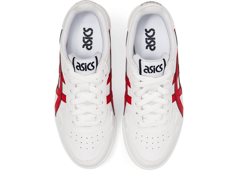 Tenis Netball Asics Japan S Niños Blancos Rojos | MX4885-496