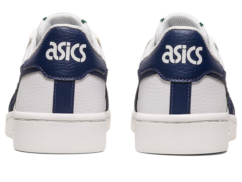 Tenis Netball Asics Japan S Niños Blancos Azul Marino | MX5580-027