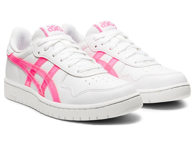 Tenis Netball Asics Japan S Niños Blancos Rosas | MX8087-019