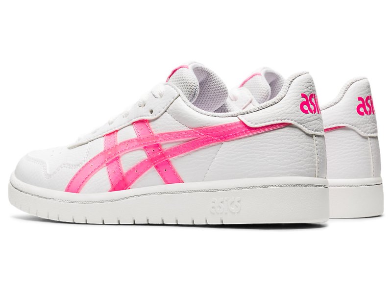 Tenis Netball Asics Japan S Niños Blancos Rosas | MX8087-019