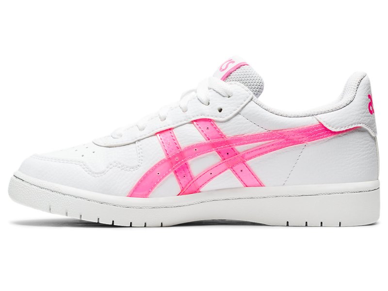 Tenis Netball Asics Japan S Niños Blancos Rosas | MX8087-019