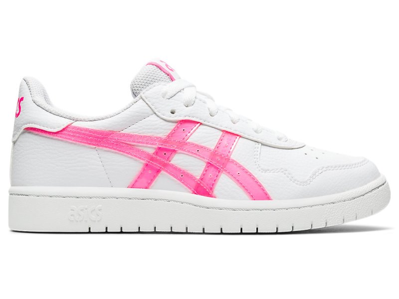 Tenis Netball Asics Japan S Niños Blancos Rosas | MX8087-019