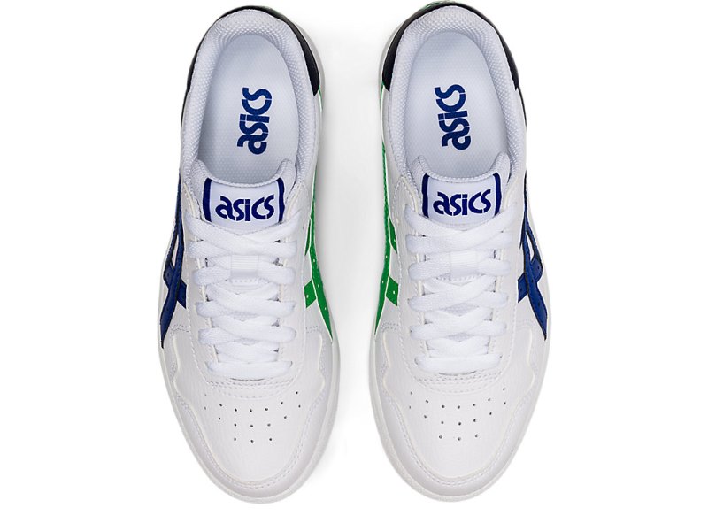 Tenis Netball Asics Japan S Niños Blancos Azules | MX8621-139