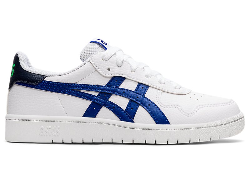 Tenis Netball Asics Japan S Niños Blancos Azules | MX8621-139