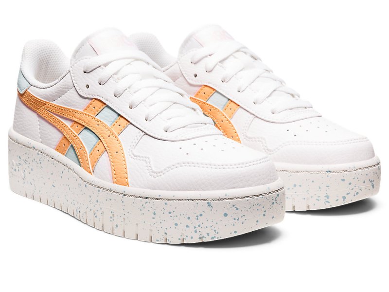 Tenis Netball Asics Japan S PF Mujer Blancos Naranjas Claro | MX8092-308