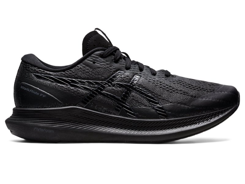 Tenis Para Caminar Asics Walkride FF Mujer Negros Grises Oscuro | MX1363-117