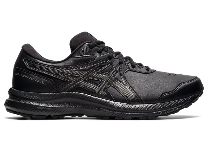 Tenis Para Correr Asics Gel-contend Walker Hombre Negros Negros | MX4841-461