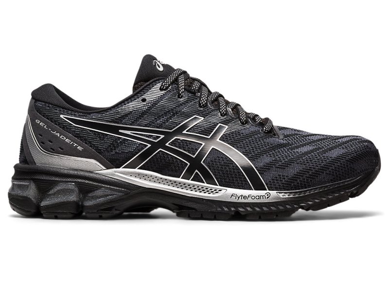 Tenis Para Correr Asics Gel-jadeite Hombre Negros Plateados | MX0184-875