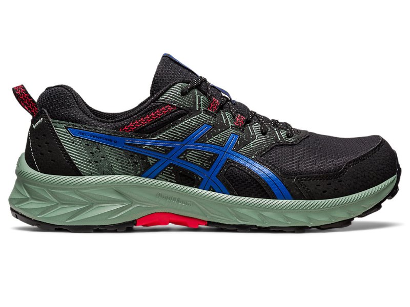 Tenis Para Correr Asics Gel-ventuRE Hombre Negros Azules | MX6081-917