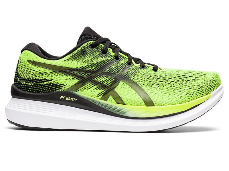 Tenis Para Correr Asics Glideride 3 Hombre Verdes Negros | MX7148-320