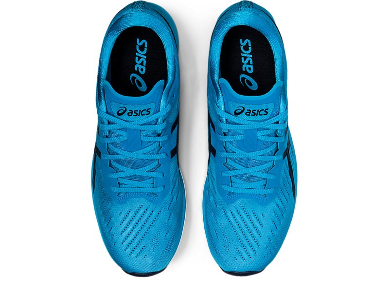 Tenis Para Correr Asics MetarACEr Hombre Turquesa Claro Azules | MX1490-118